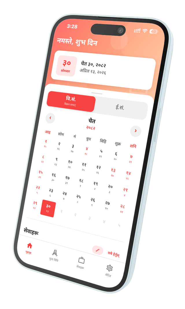 PanditJi app — Home & Panchang